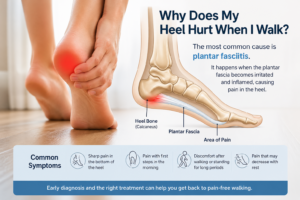 why does my heel hurt when i walk